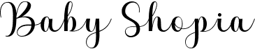 preview image of the Baby Shopia font