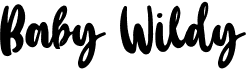 preview image of the Baby Wildy font