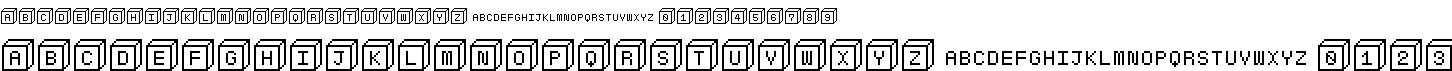 preview image of the Baby Blocks font