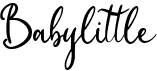 preview image of the Babylittle font