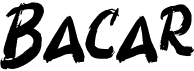 preview image of the Bacar font