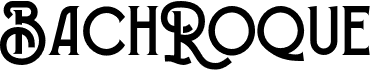 preview image of the Bachroque font
