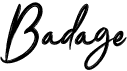 preview image of the Badage font