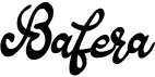 preview image of the Bafera font