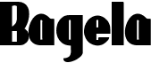 preview image of the Bagela font