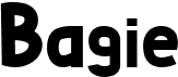 preview image of the Bagie font