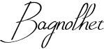 preview image of the Bagnolhet font
