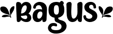 preview image of the Bagus font