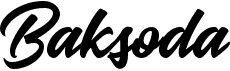 preview image of the Baksoda font