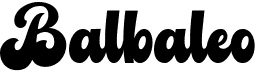 preview image of the Balbaleo font
