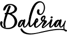 preview image of the Baleria Script font