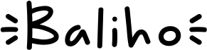 preview image of the Baliho font