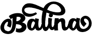 preview image of the Balina font