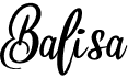 preview image of the Balisa font