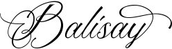 preview image of the Balisay font