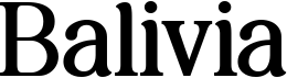 preview image of the Balivia font