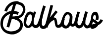 preview image of the Balkous font