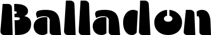 preview image of the Balladon font