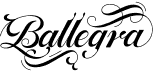 preview image of the Ballegra font