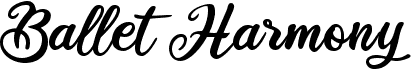 preview image of the Ballet Harmony font