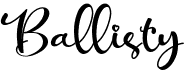 preview image of the Ballisty font