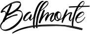 preview image of the Ballmonte font