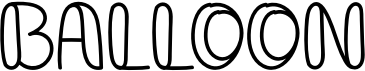 preview image of the Balloon font