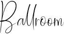 preview image of the Ballroom font