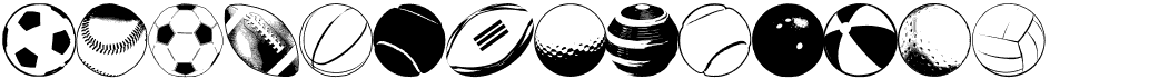 preview image of the Balls Balls and More Balls font