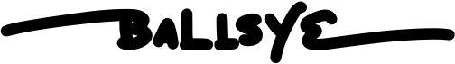 preview image of the Ballsye font