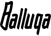 preview image of the Balluqa font