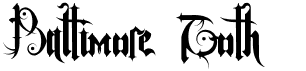 preview image of the Baltimore Goth font