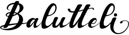 preview image of the Balutteli font