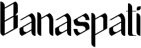 preview image of the Banaspati font