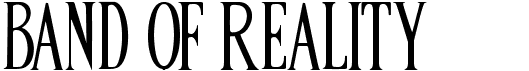 preview image of the Band Of Reality font
