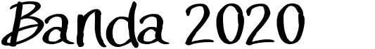 preview image of the Banda 2020 font