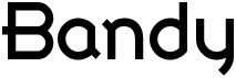 preview image of the Bandy font