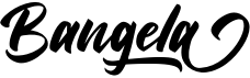 preview image of the Bangela font