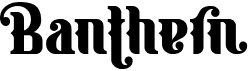 preview image of the Banthern font