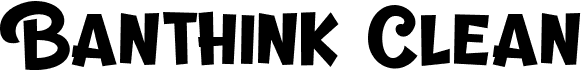 preview image of the Banthink Clean font