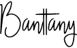 preview image of the Banttany font