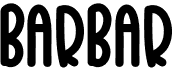 preview image of the Barbar font
