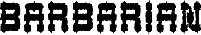 preview image of the Barbarian font