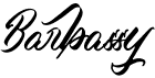 preview image of the Barbassy font