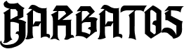 preview image of the Barbatos font
