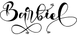 preview image of the Barbiel font