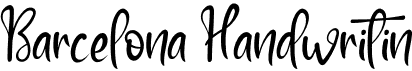 preview image of the Barcelona Handwritin font