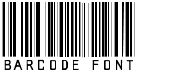 preview image of the Barcode Font font