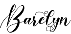 preview image of the Barelyn font