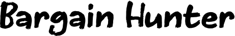 preview image of the Bargain Hunter font
